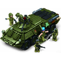 Sluban Model Bricks M38-B1251 Tank BTR-80AS IFV v měřítku 1:35