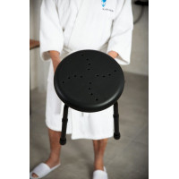 Ridder HANDICAP koupelnová stolička, průměr 45cm, černá A170110