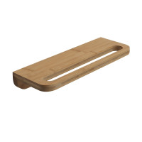 Gedy HIMALAYA polička s držákem ručníků 400x145mm, bambus HY19