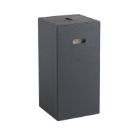 Gedy LUXURY koš na prádlo 30x61, 8x30cm, černá 103614