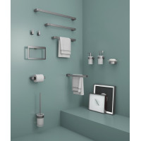 Gedy PIRENEI držák ručníků 450x66mm, gun metal PI214581