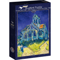 BLUEBIRD Puzzle Kostel v Auvers-sur-Oise 1000 dílků