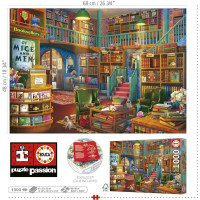 EDUCA Puzzle Nádherné knihkupectví 1000 dílků