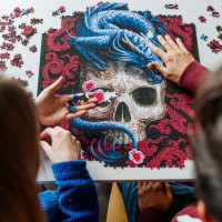TREFL Puzzle Premium Plus Fantasy Collection: Orientální drak 1000 dílků