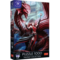 TREFL Puzzle Premium Plus Fantasy Collection: Šarlatový mág 1000 dílků