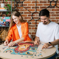 TREFL Puzzle Premium Plus Magic Collection: Kočkománie 1000 dílků