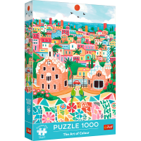 TREFL Puzzle Premium Plus The Art of Colour: Barcelona, Španělsko 1000 dílků
