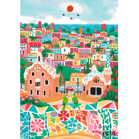 TREFL Puzzle Premium Plus The Art of Colour: Barcelona, Španělsko 1000 dílků