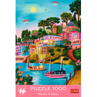 TREFL Puzzle Premium Plus The Art of Colour: Syros, Řecko 1000 dílků