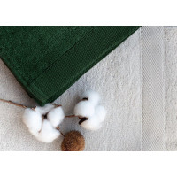 Bavlněný ručník MISTY - 50x100 cm - 450g/m2 - lahvově zelený