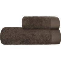 Bavlněný ručník BOHO - 70x140 cm - 500g/m2 - hnědý