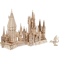 UGEARS 3D puzzle Harry Potter: Bradavice 340 dílků