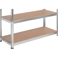 Policový regál - 5 polic - 205x120x45 cm