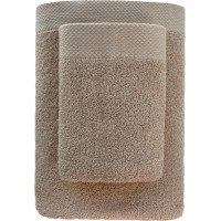 Bavlněný ručník BOHO - 50x90 cm - 500g/m2 - béžový