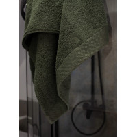 Bavlněný ručník BOHO - 50x90 cm - 500g/m2 - zelený