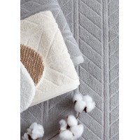 Bavlněný ručník RELIEF - 30x50 cm - 500g/m2 - krémový