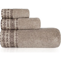 Bavlněný ručník DARIUS - 50x90 cm - 500g/m2 - hnědý