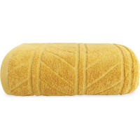 Bavlněný ručník RELIEF - 30x50 cm - 500g/m2 - žlutý