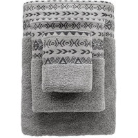 Bavlněný ručník DARIUS - 50x90 cm - 500g/m2 - šedý