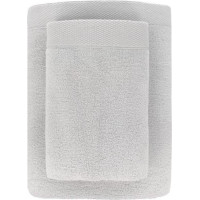 Bavlněný ručník MISTY - 50x100 cm - 450g/m2 - světle šedý