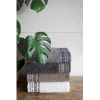 Bavlněný ručník DARIUS - 50x90 cm - 500g/m2 - šedý
