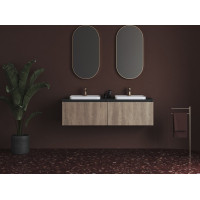 Sapho BRAHEA dvojumyvadlo 181x51, 5cm (90+90cm), bílá mat BL181-90