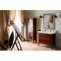 Sapho CROSS umyvadlová skříňka 85x81x47cm, 2x zásuvka, buk CR391