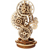 UGEARS 3D puzzle Steampunkové hodiny 2.0, 40 dílků