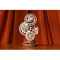 UGEARS 3D puzzle Steampunkové hodiny 2.0, 40 dílků