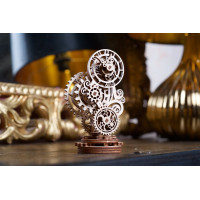 UGEARS 3D puzzle Steampunkové hodiny 2.0, 40 dílků