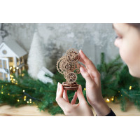 UGEARS 3D puzzle Steampunkové hodiny 2.0, 40 dílků