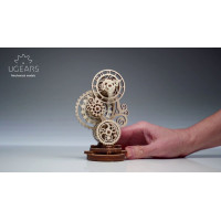 UGEARS 3D puzzle Steampunkové hodiny 2.0, 40 dílků