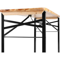 Pivní zahradní set PORTER - stůl + 2 lavice