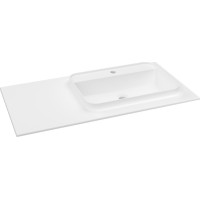 Sapho BRAHEA umyvadlo 101x51, 5cm (30+70cm), pravé, bílá mat BL101-70R