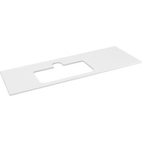 Sapho BRAHEA deska rockstone s otvorem 131, 6x51, 5cm, levá, bílá mat BT132-0101-L