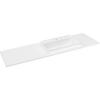 Sapho BRAHEA umyvadlo 146, 6x51, 5cm, rockstone, pravé, bílá mat BT147R
