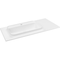 Sapho BRAHEA umyvadlo 96, 6x51, 5cm, rockstone, levé, bílá mat BT097L