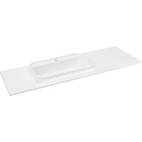 Sapho BRAHEA umyvadlo 131, 6x51, 5cm, rockstone, levé, bílá mat BT132L