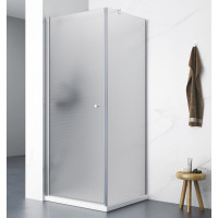 Aqualine PILOT čtvercový sprchový kout 1000x1000 mm, sklo Brick PT100-01