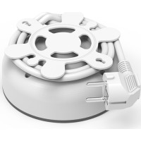 Solight 4z prodlužovací přívod, 2m, 3 x 1mm2, bílý, vypínač