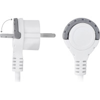 Solight 2z + USB A+C 17W, cestovní prodlužovací přívod 1.5m, bílý