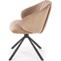 Jídelní otočná židle AURORA - cappuccino