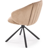 Jídelní otočná židle AURORA - cappuccino