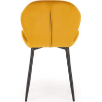 Jídelní židle HAZEL - hořčicově žlutá