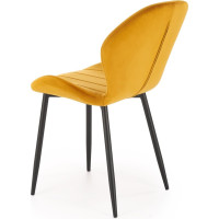 Jídelní židle HAZEL - hořčicově žlutá