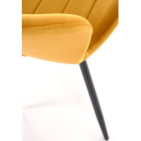 Jídelní židle HAZEL - hořčicově žlutá