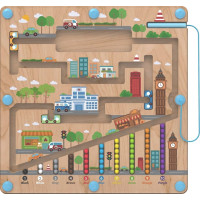 2Kids Toys Magnetická hrací deska City