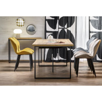 Jídelní židle HAZEL - hořčicově žlutá