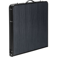Campingová sestava TRAMP BLACK WOOD 120x60 cm - černá