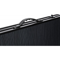Campingová sestava TRAMP BLACK WOOD 120x60 cm - černá